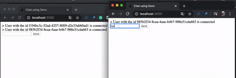 Chat implemented with Deno + Preact