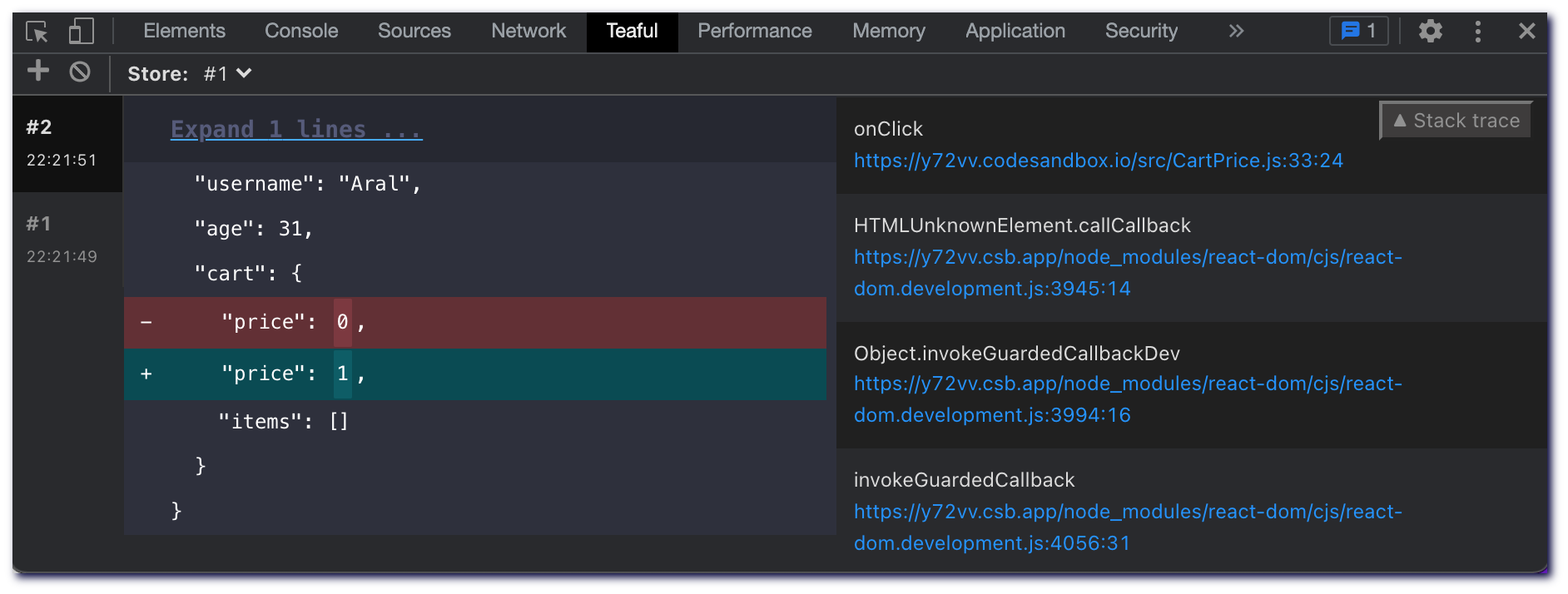 Teaful DevTools